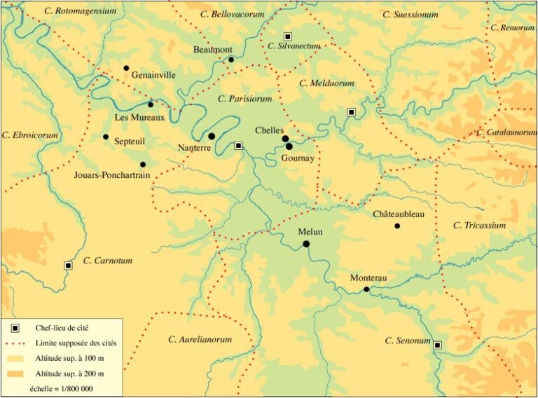 Corpus des agglomérations antiques dans le Bassin parisien