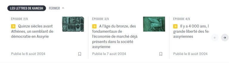 Cet été dans le Monde : « Les lettres de Kanesh »