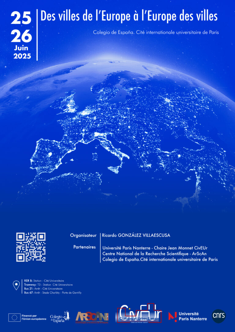 Colloque Des villes de l’Europe à l’Europe des villes