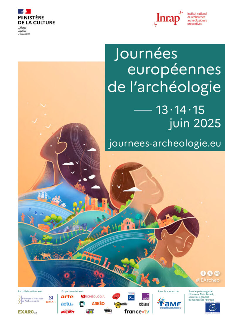 ArScAn sera présent lors des Journées Européennes de l’Archéologie, du 13 au 15 juin 2025