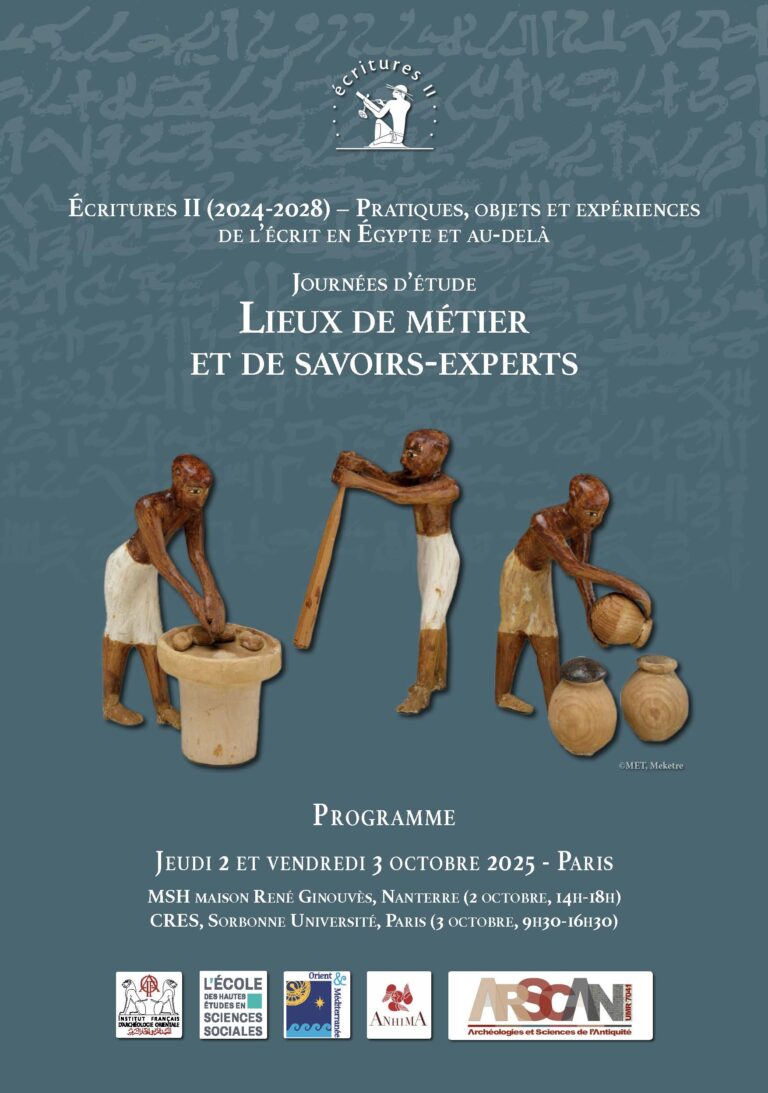 Lieux de métier et de savoirs-experts en Égypte ancienne
