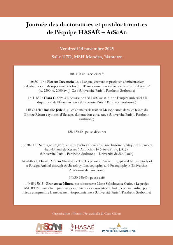 Journée des doctorant-es et post-doctorant-es de l’équipe HASAÉ