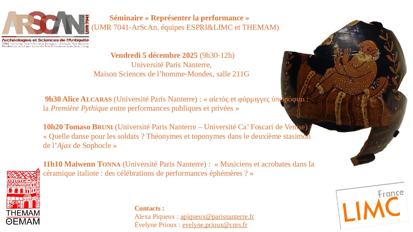 Séminaire Représenter la performance