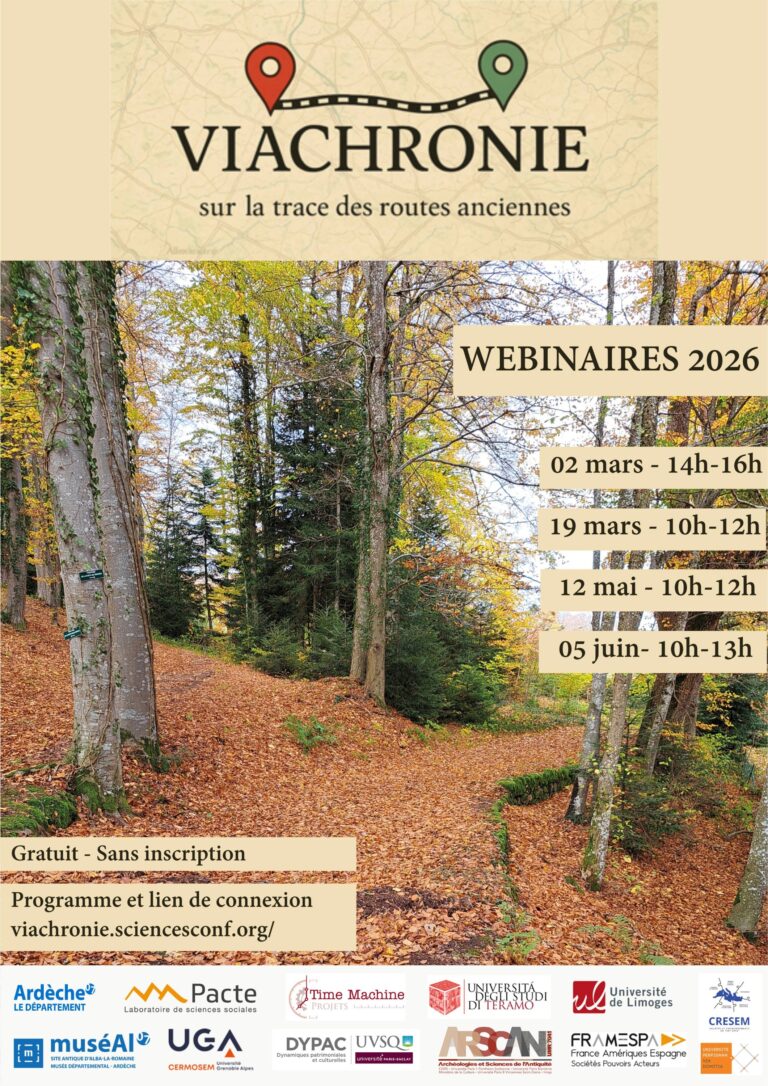 Webinaires | Viachronie : sur la trace des routes anciennes