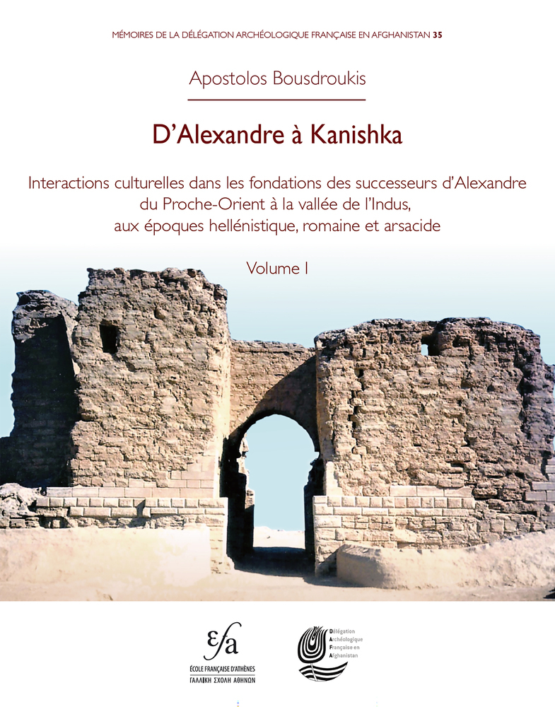 Couverture de l'ouvrage avec titre et photographie illustrative de vestiges archéologiques