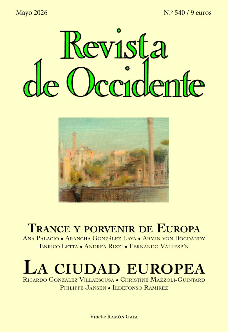 Parution | Revista de Occidente nº 540, dir. Ricardo González Villaescusa