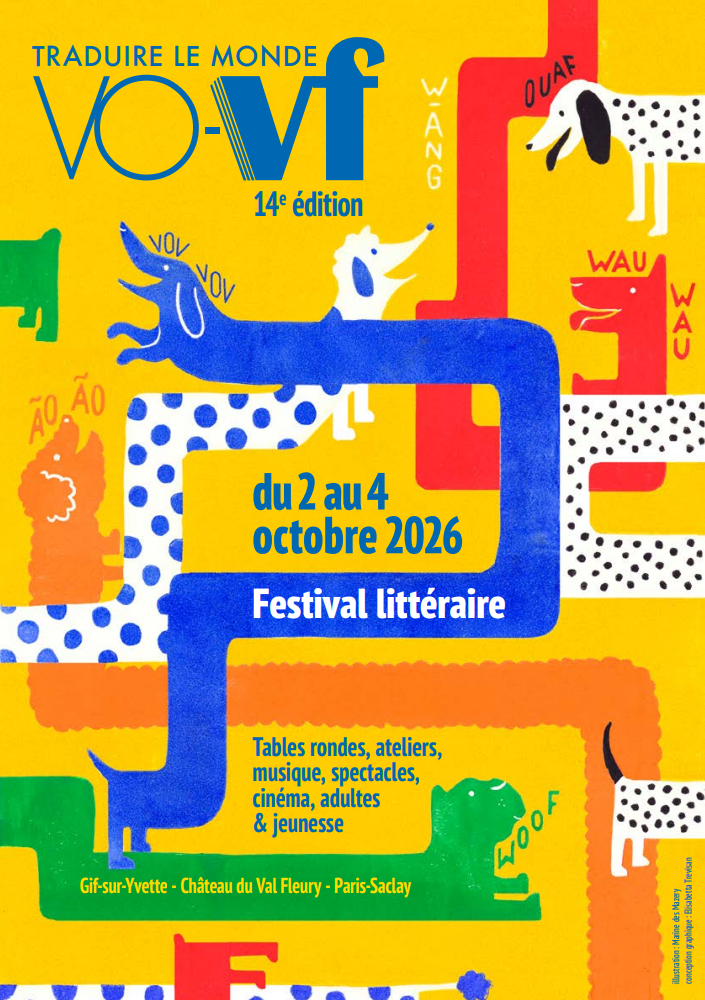 Affiche du festival VO-VF traduire le monde